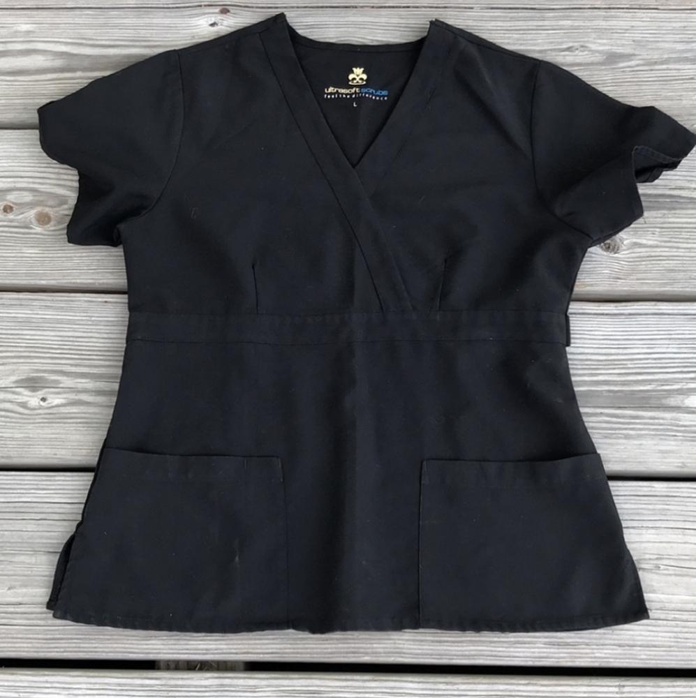 Scrub top Black Size Large